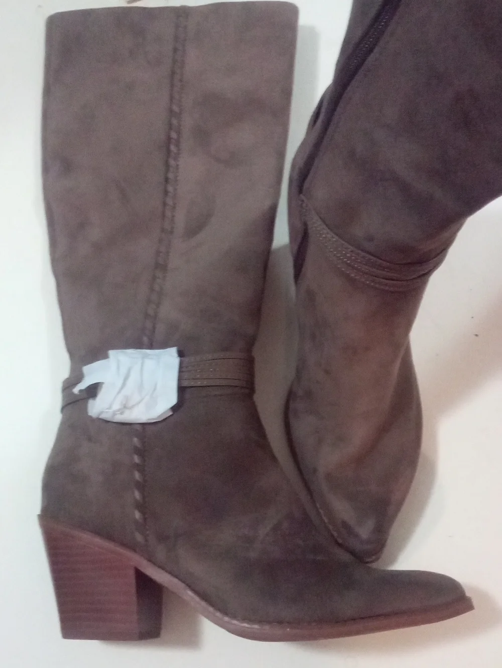 Universal Thread Tall Brown Suede Pointed-Toe Boots Sz 8 NWT $60